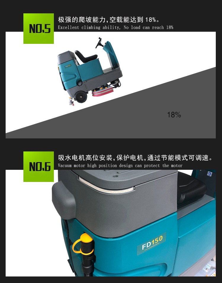 FD150駕駛式洗地機